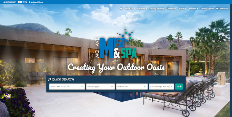 Open Mohave Mist Website
